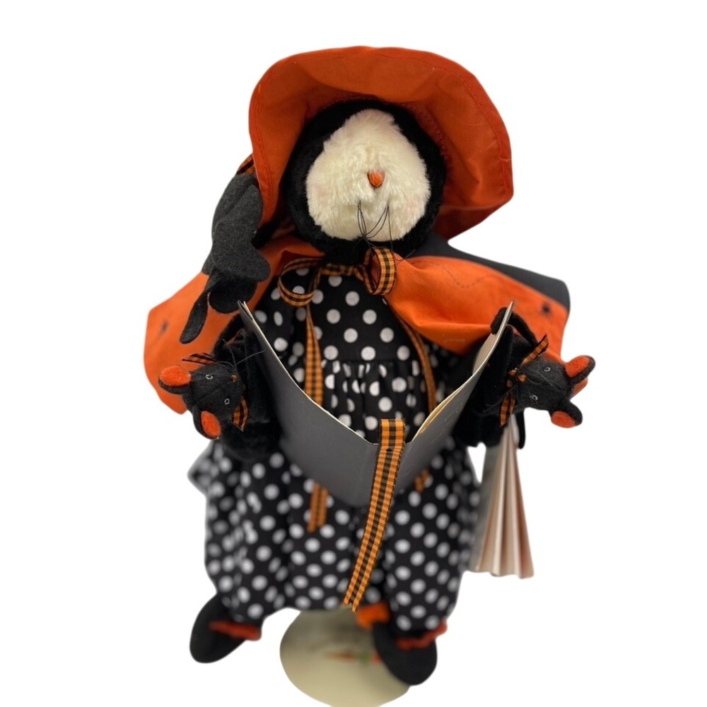Hallmark Bunnies By The Bay Dottie Dear Halloween Plush Bear 2003 15 inch